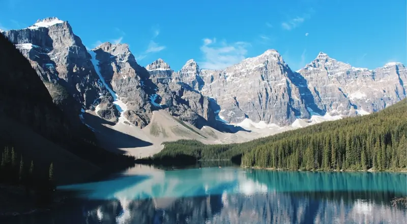 Moraine Lake and the Valley of the Ten Peaks in Banff National Park